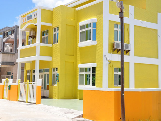 Exterior wall renovation - Beautification: texture sand art