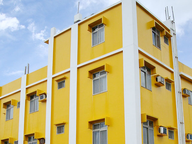 Exterior wall renovation - Beautification: functional color art